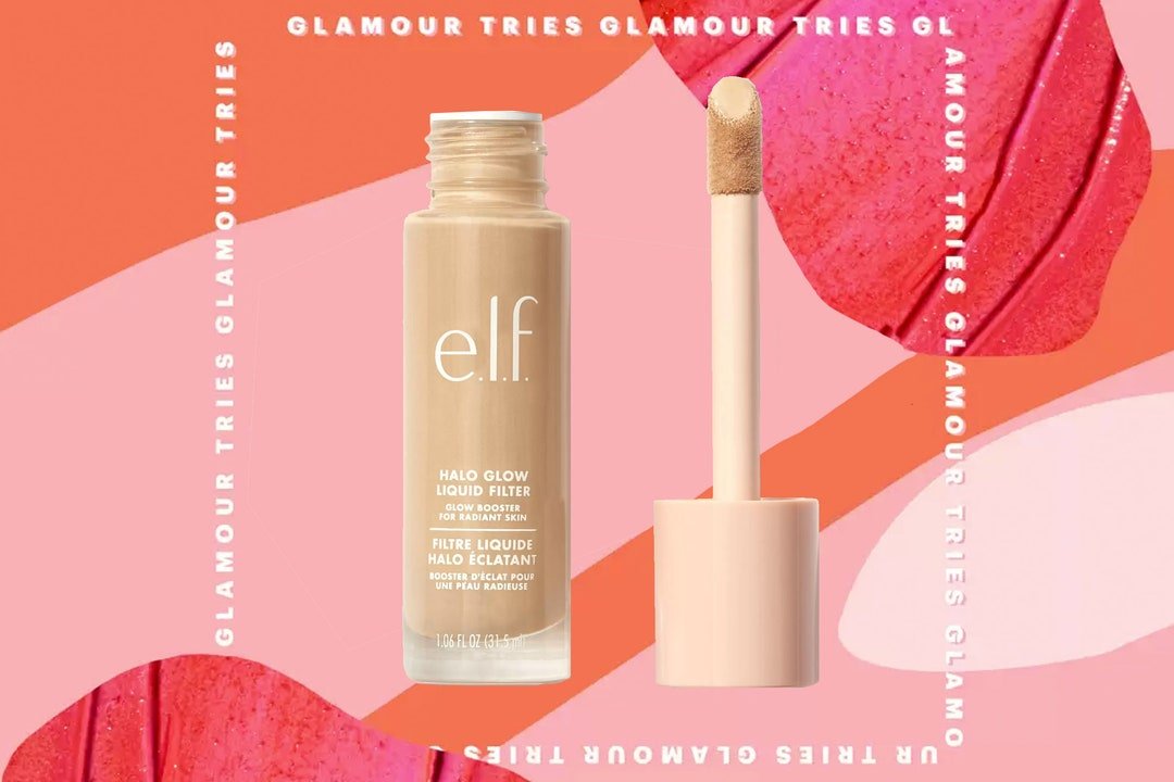 We bought our palms on the viral e.l.f. Cosmetics Halo Glow Liquid Filter