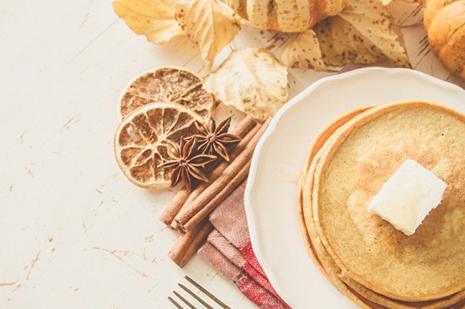 Featured Recipe: Gluten Free Pumpkin Pancakes